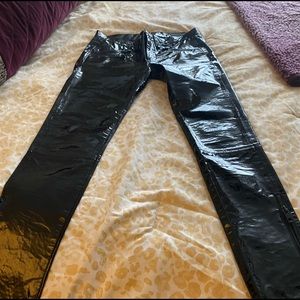 Rag & Bone Faux Patent Leather Pants